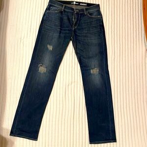 7 For All Mankind mens jeans. “Standard” Lightly worn. 34 waist.